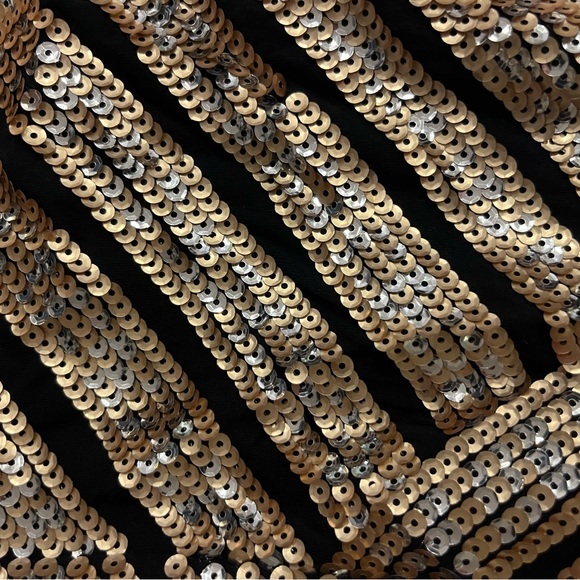 Mini one shoulder sequin dress - Picture 2 of 3